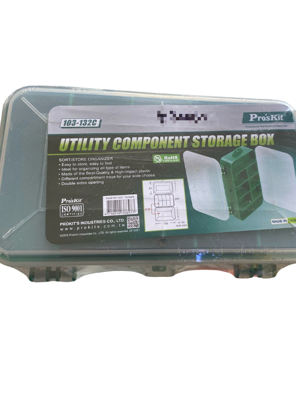 AR001 Caja plástica 16 divisiones, 165x95x45mm