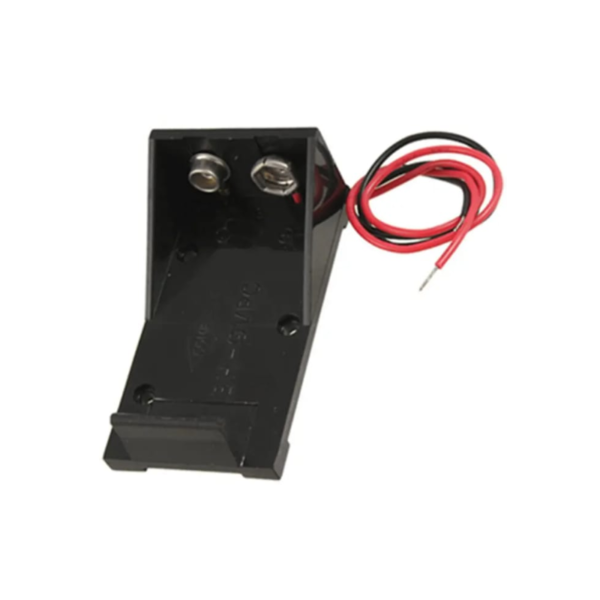 Porta Pila Para Batería De 9V - Base Plástica