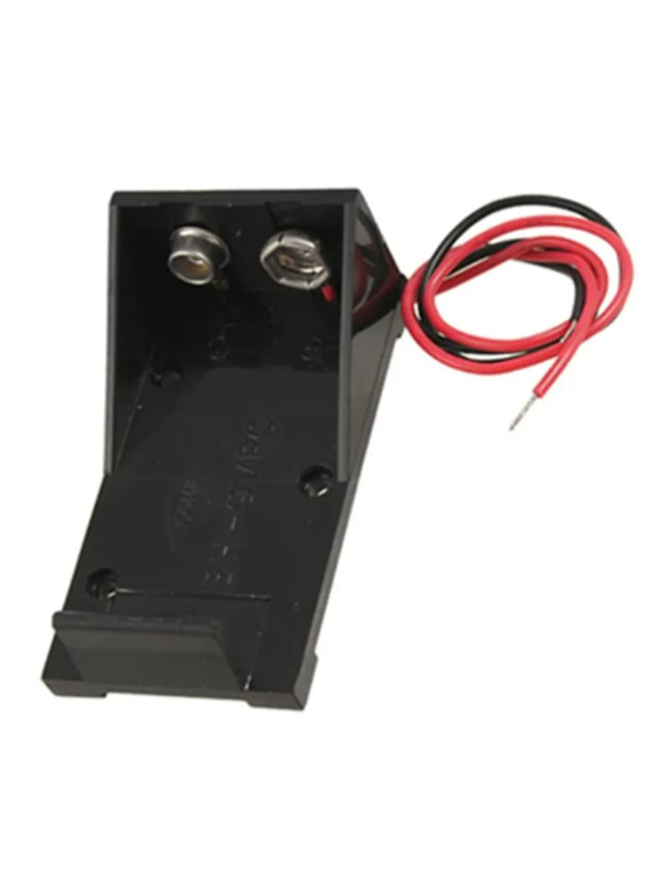 Porta Pila Para Batería De 9V - Base Plástica