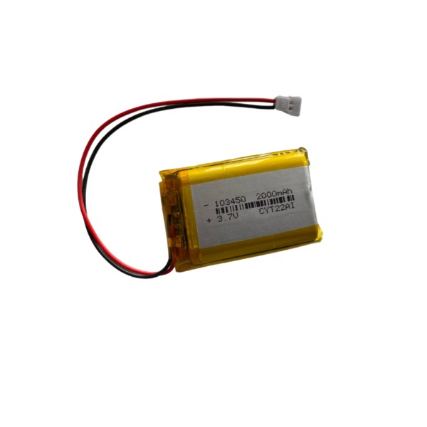 Batería Litio 3.7V 2000mAh