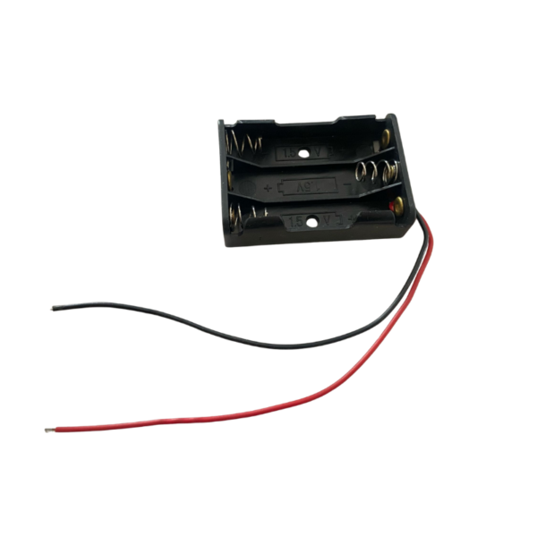 Porta pila AAA plástico x3