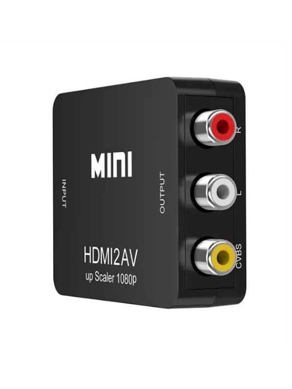 Convertidor Mini Hdmi 2Av Full Hd1080P