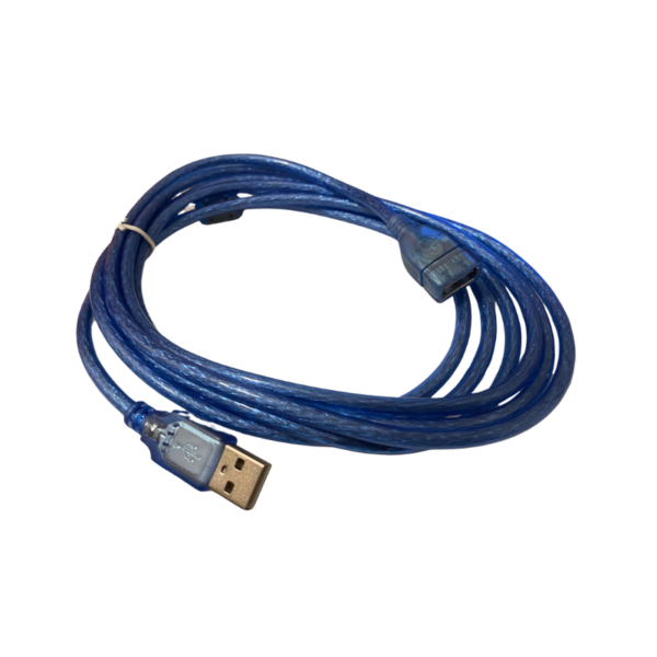 Cable cristal USB A macho - A hembra 3mts