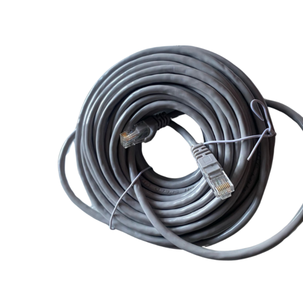 Cable UTP categoría 6 plug RJ45 7.5mts gris