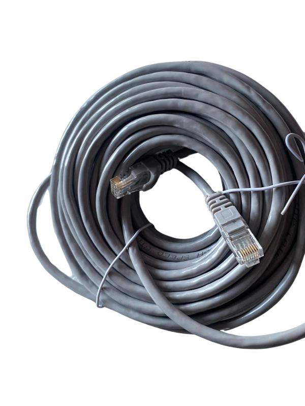 CC023 Cable UTP categoría 6 plug RJ45 5mts gris
