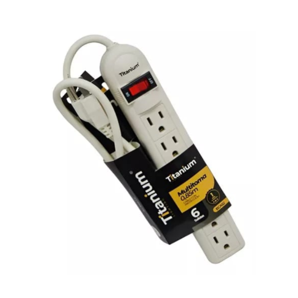 Multitoma 6 Salidas 0,85M - Titanium