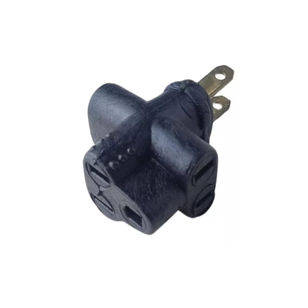 Tee Eléctrica Caucho 3 Salidas Polo A Tierra