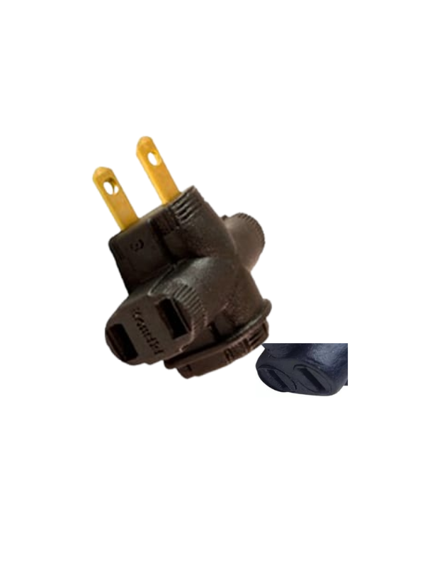 EC003 Tee Eléctrica Caucho 3 Salidas 15A - Kontiki