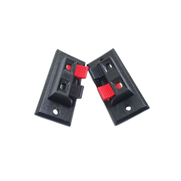 Terminal Para Bafle 2 Conectores A Presión