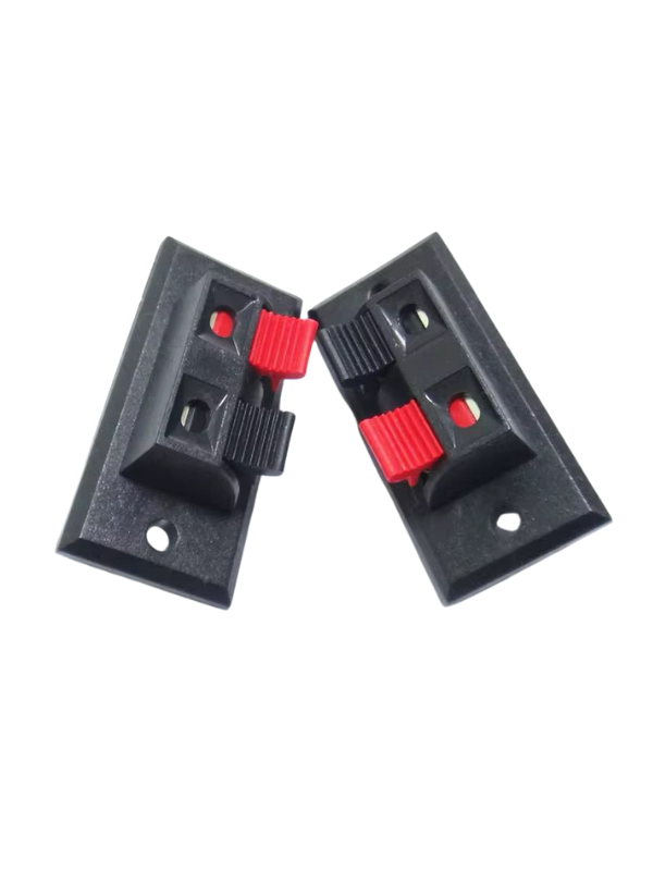 EC014 Terminal Para Bafle 2 Conectores A Presión