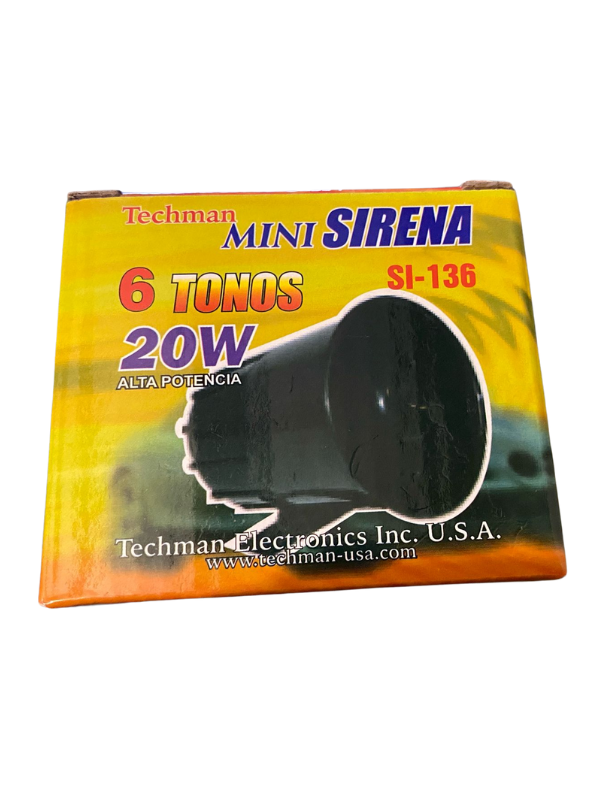 Sirena Mini 6 Tonos 20W