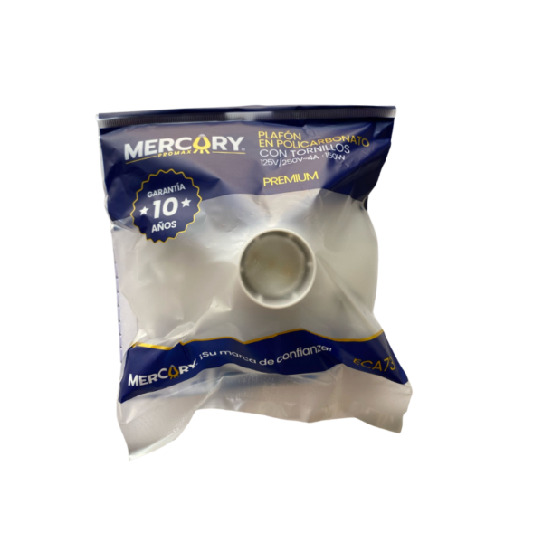 Plafón En Policarbonato Con Tornillos 124V/250v-4A150W - Mercury