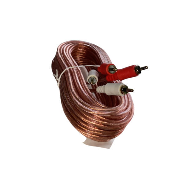 Cable Transparentes 2x2 RCA 4.6M