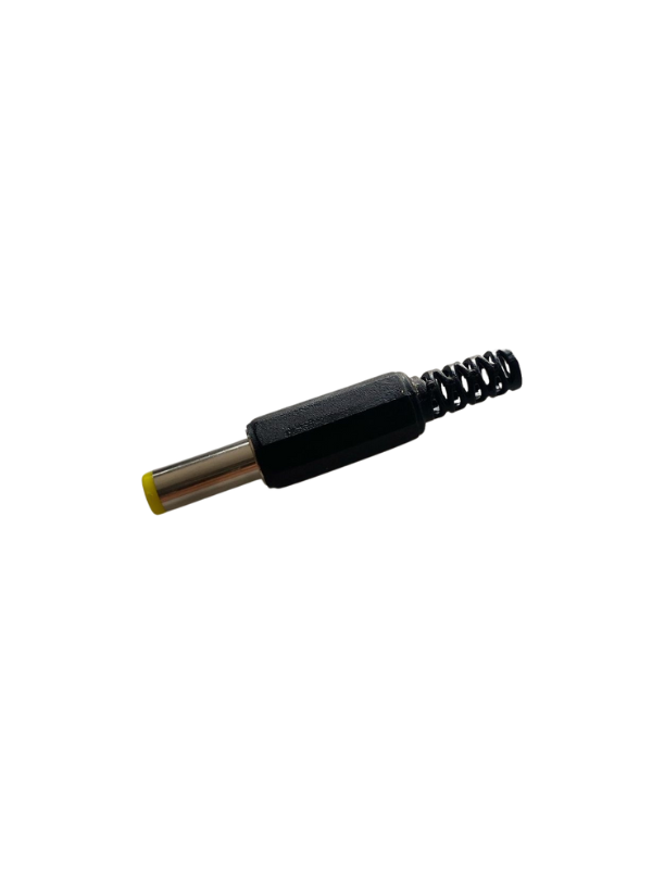 Plug DC hembra 2.1X5.5X12mm Punta Amarilla