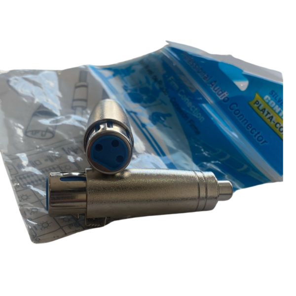 Pro-Conector Jack XLR a Jack RCA