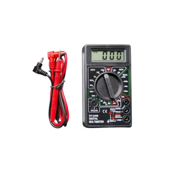 Multímetro Digital Dt-830D - Amarillo/Rojo