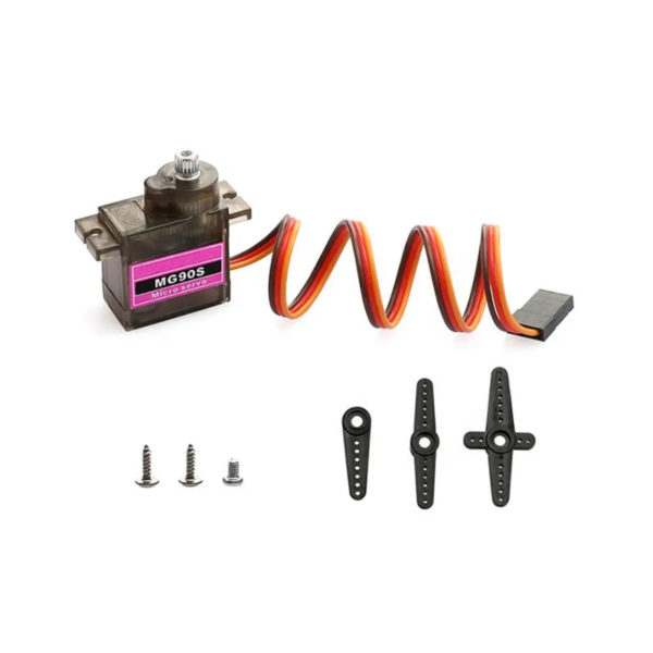 Servomotor MG90S con engranajes metálicos 180°