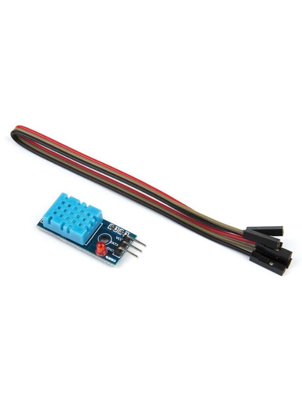 Módulo sensor de humedad y temperatura DHT11 + jumpers