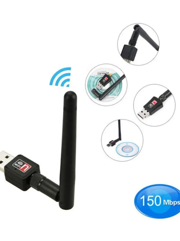 TP008 Antena Inalámbrica Mini Receptor Wifi USB 2.0 - 802.11N