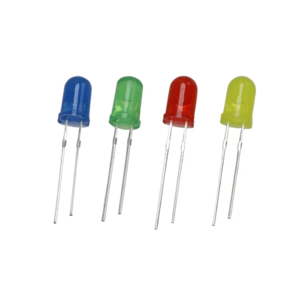Led Difuso 5mm (Blanco,Amarillo,Azul,Rojo,Verde)