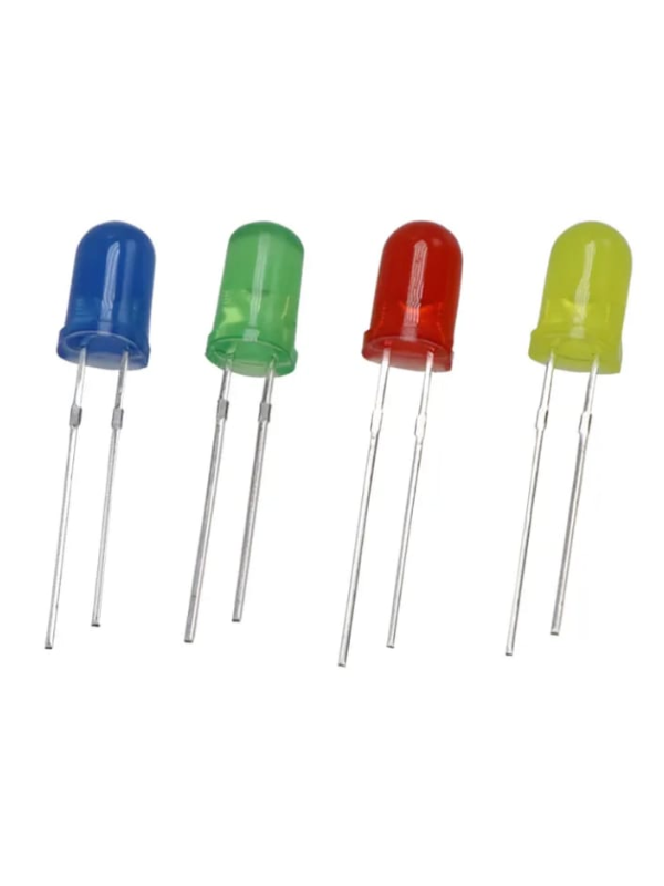 Led Difuso 5mm (Blanco,Amarillo,Azul,Rojo,Verde)
