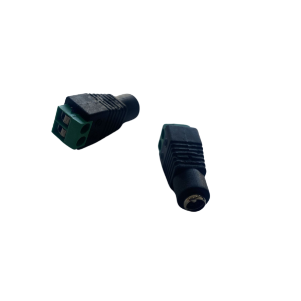 Jack DC 2.1x5.5mm A Bornera 2Pines