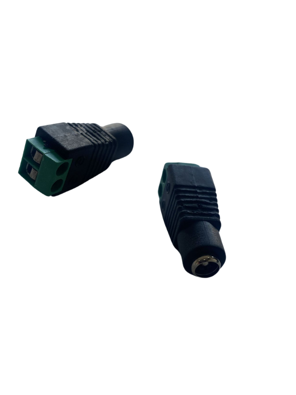 Jack DC 2.1x5.5mm A Bornera 2Pines