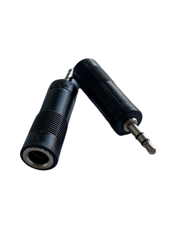 Convertidor Plug Stereo 3.5mm a Jack Mono 6.3mm