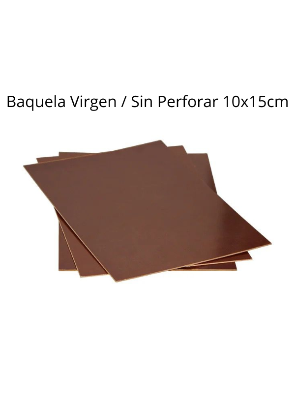 F10122 Baquela Virgen / Sin Perforar 10x15cm