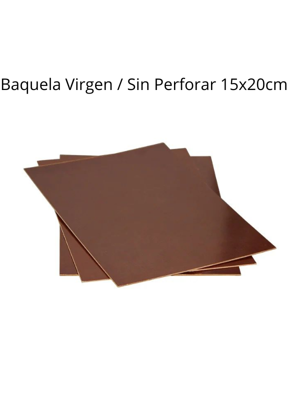 F10125 Baquela Virgen / Sin Perforar 15x20cm