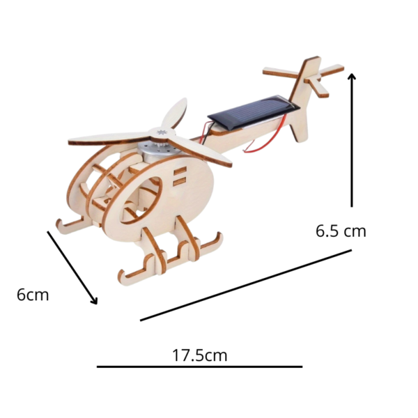 Rompecabezas de madera 3D Helicóptero