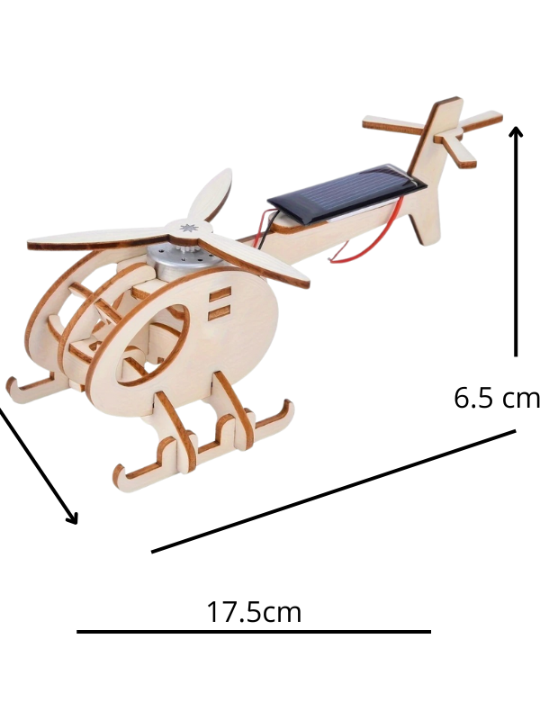 Rompecabezas de madera 3D Helicóptero