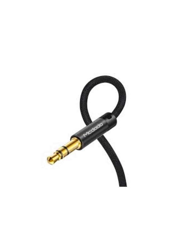 F10349 Cable de Audio 3M Cordón Plano Negro