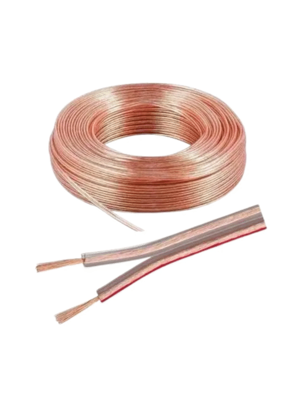 F10387 Cable Duplex Transparente Polarizado Des-Oxig. 2X20 Awg -Metro