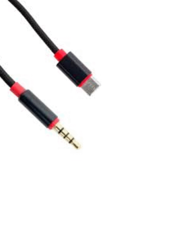 F10395 Cable Convertidor Tipo C a Jack Plug 3.5mm