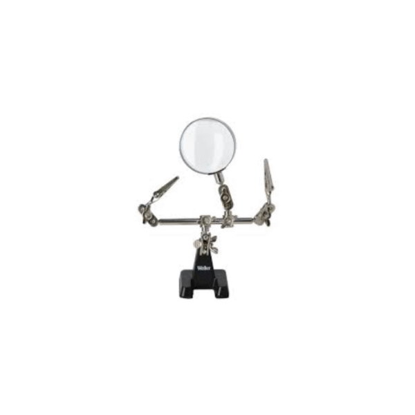 Tercera Mano Con Lupa Caiman Metalica