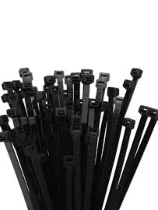 F10663 Amarres Abrazadera Plásticos 40cm Negro-Blanco Paquetes x100